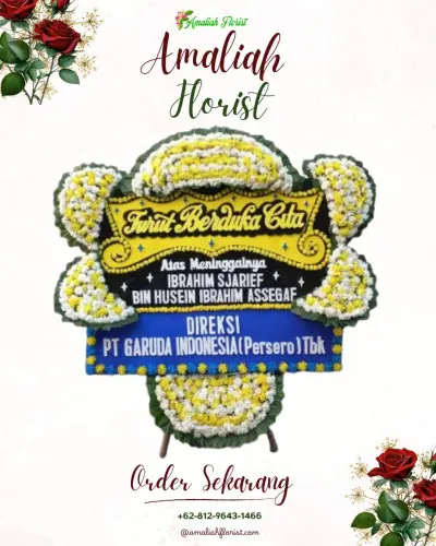 Papan Bunga Duka di Kendayakan