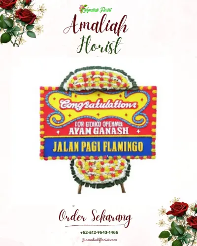 Bunga Papan Congratulation di Kendayakan